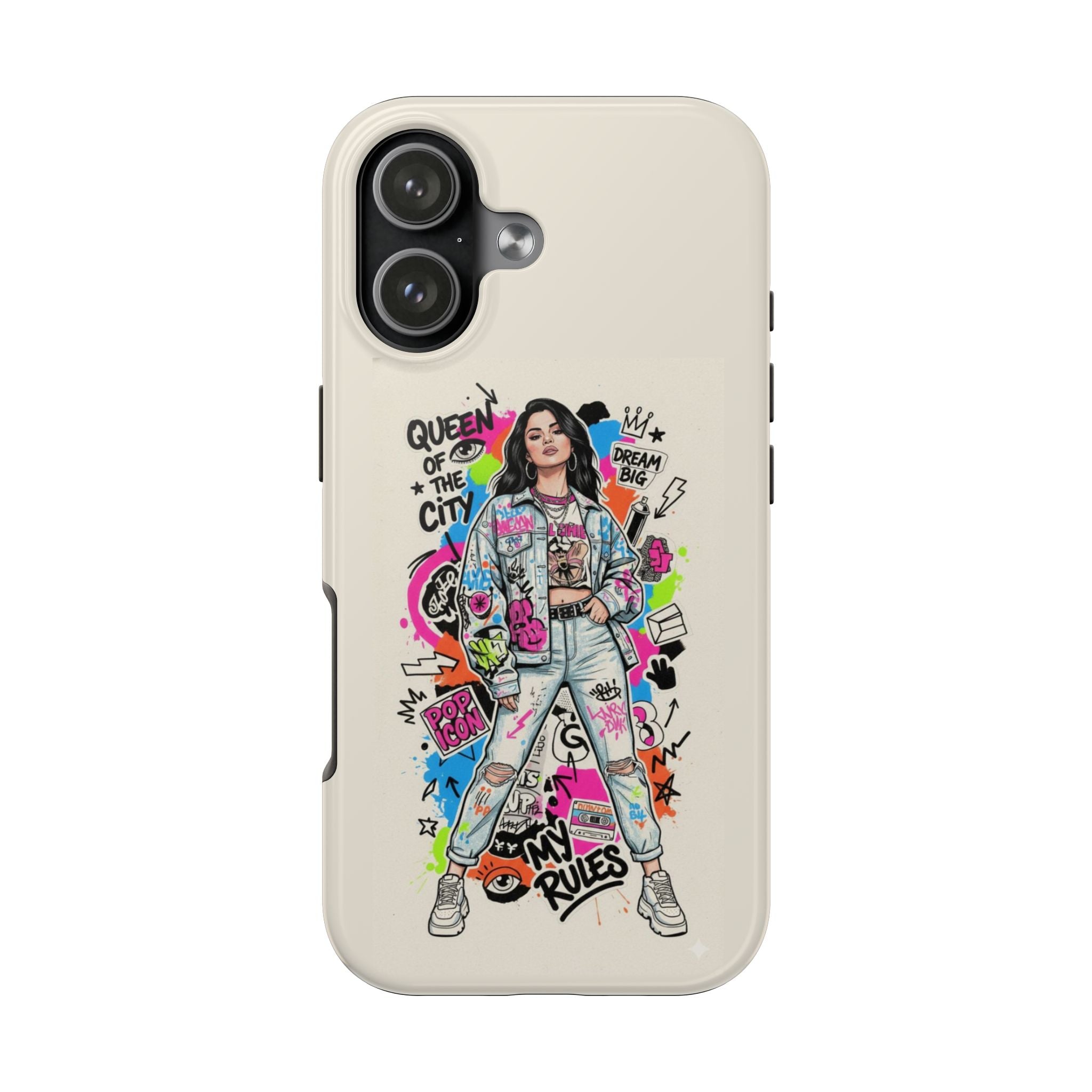 'Queen of the City' Graffiti Girl iPhone Case
