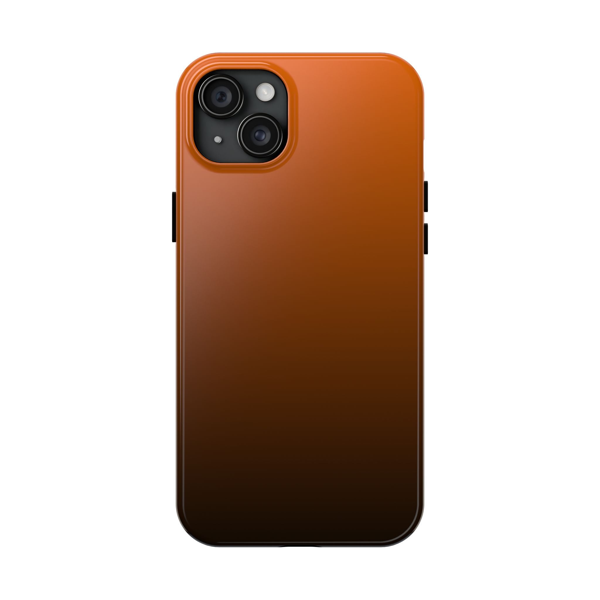 Rugged Gradient Phone Case — Burnt Orange Protective Cover