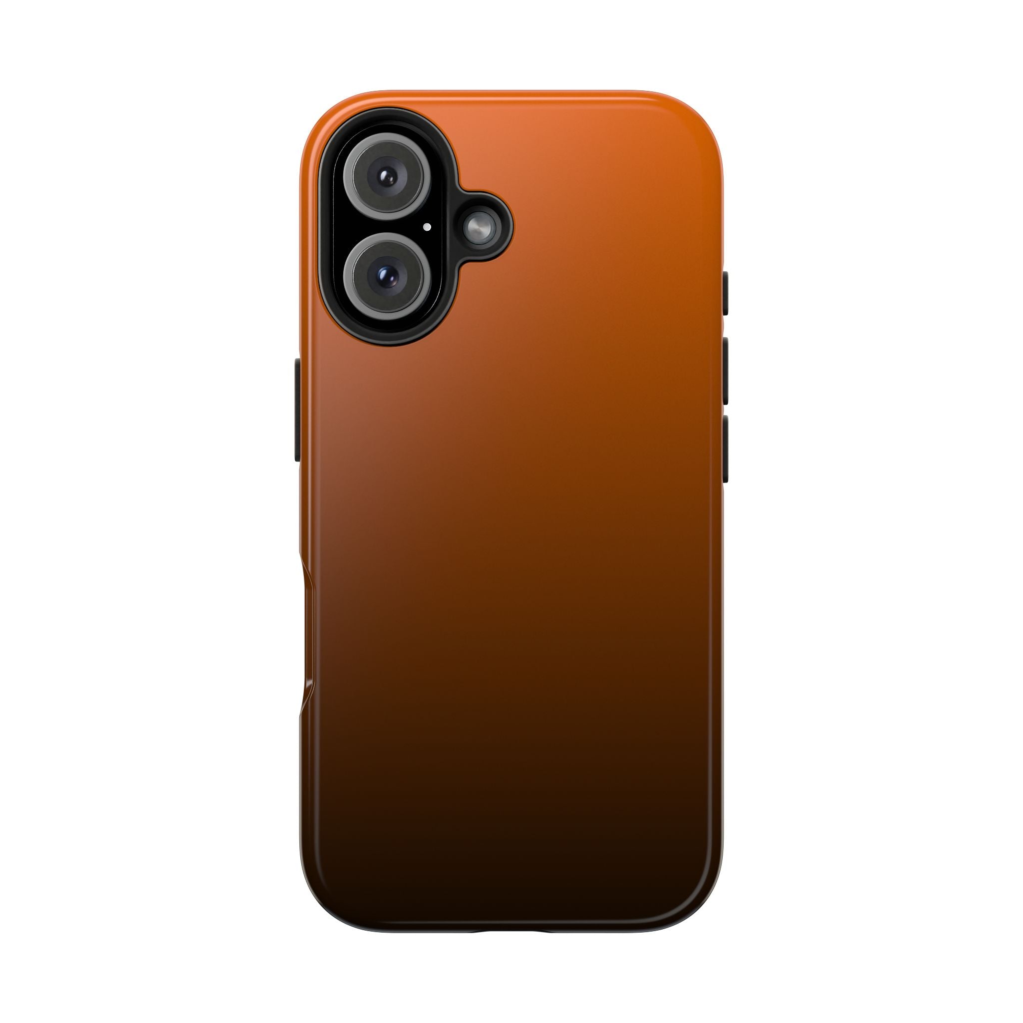 Rugged Gradient Phone Case — Burnt Orange Protective Cover