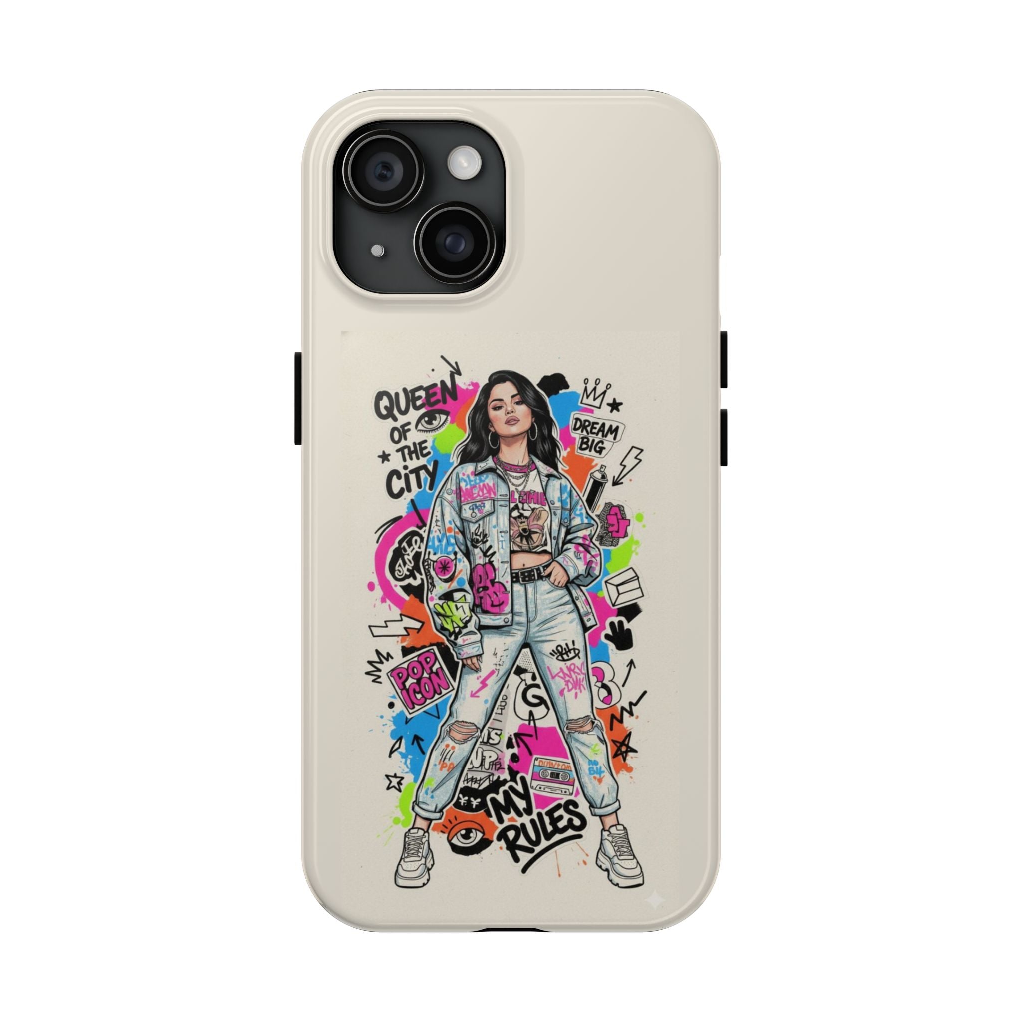 'Queen of the City' Graffiti Girl iPhone Case