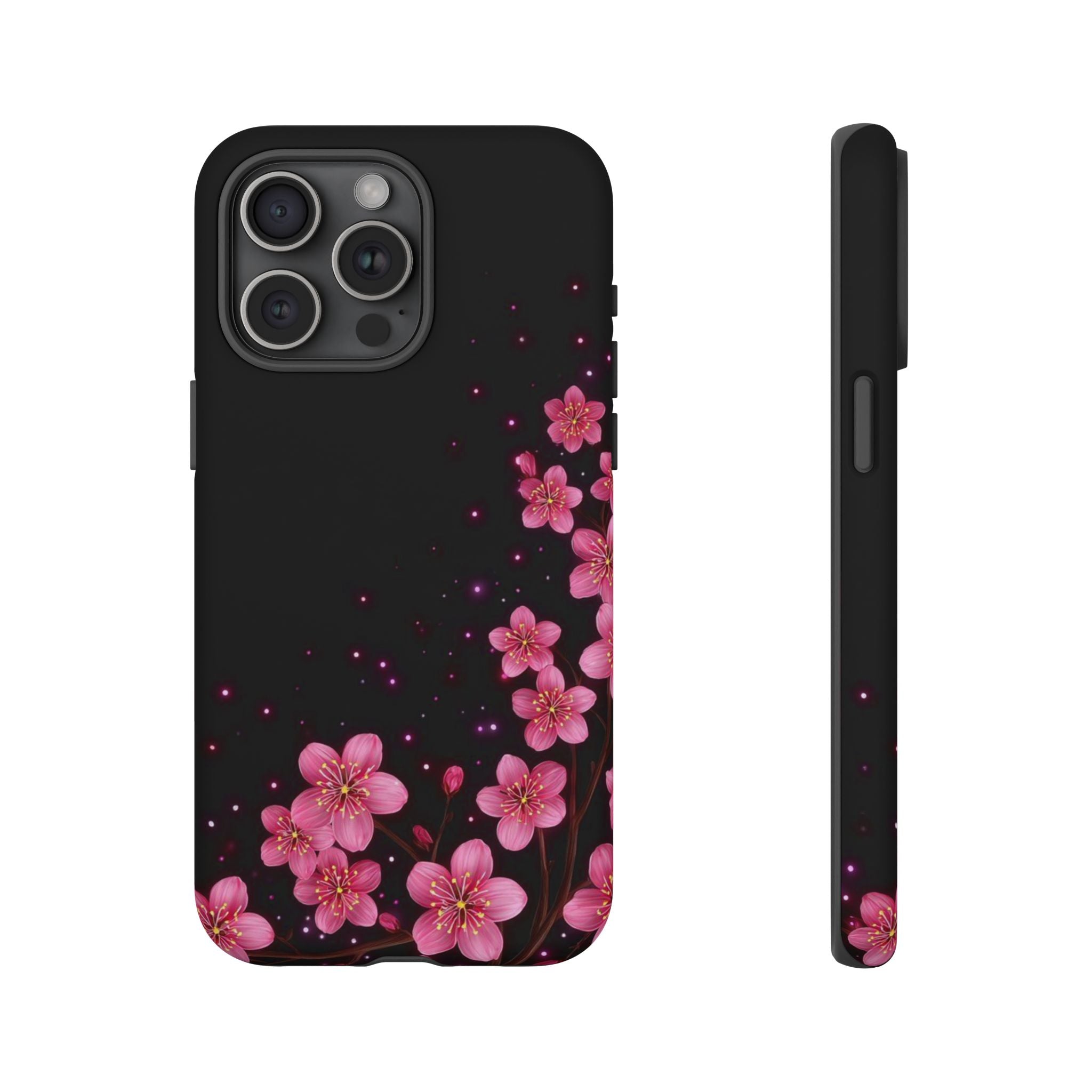 Cherry Blossom Tough iPhone Case (Pink Floral)