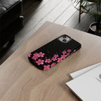 Cherry Blossom Tough iPhone Case (Pink Floral)