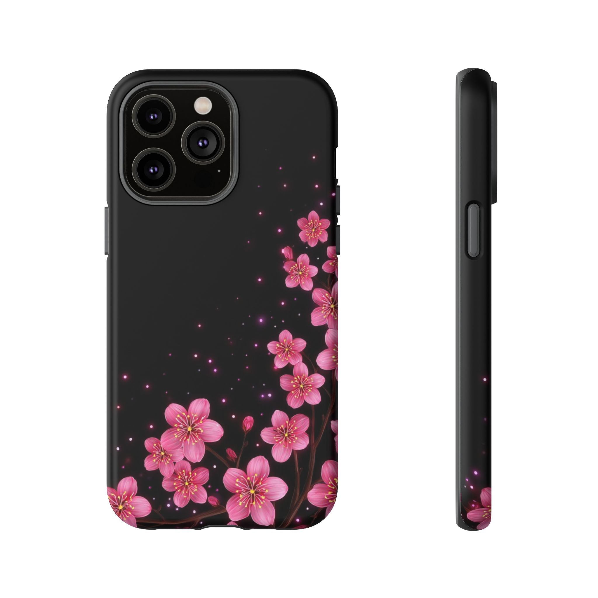 Cherry Blossom Tough iPhone Case (Pink Floral)