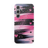 Pink Brushstroke Heart Samsung Case