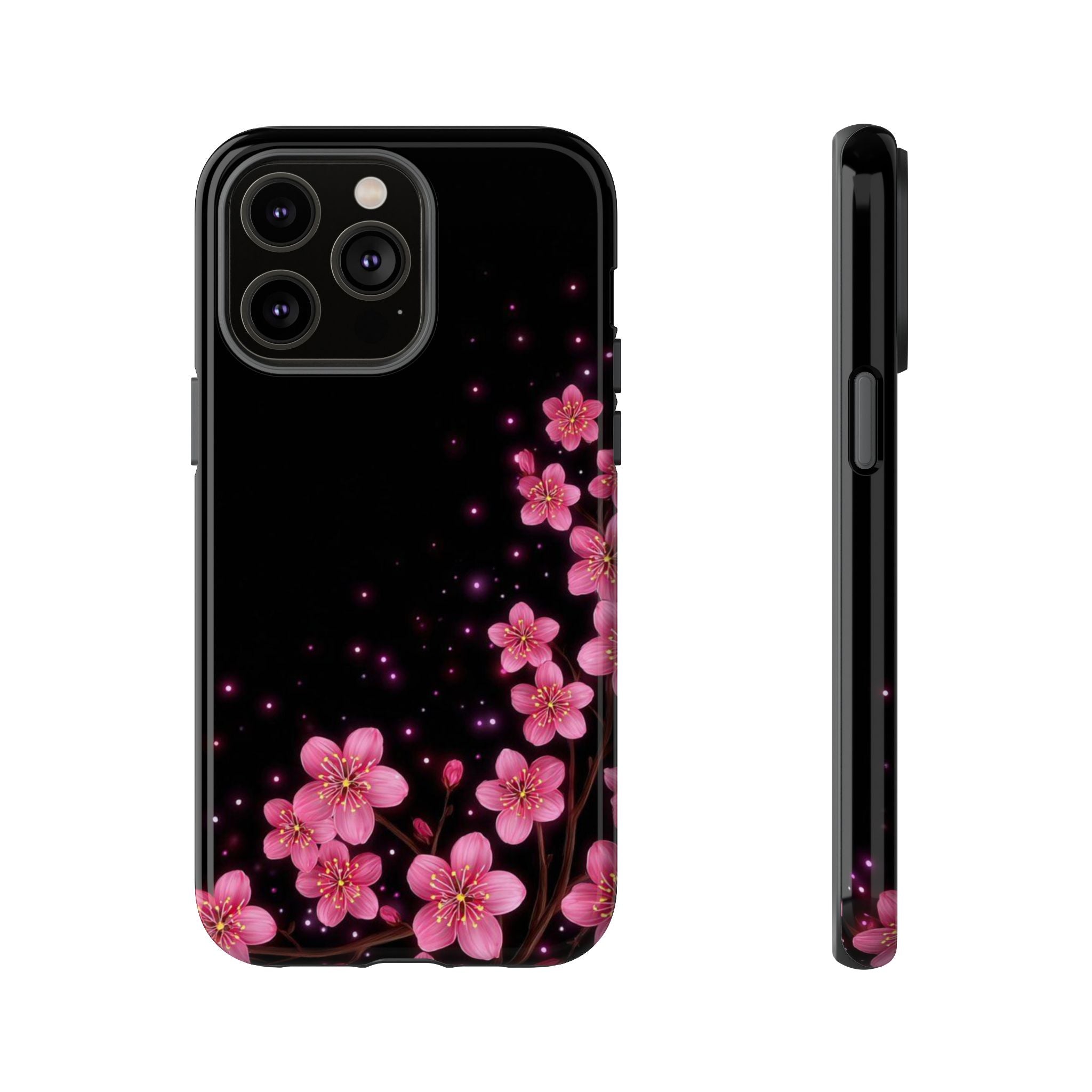 Cherry Blossom Tough iPhone Case (Pink Floral)