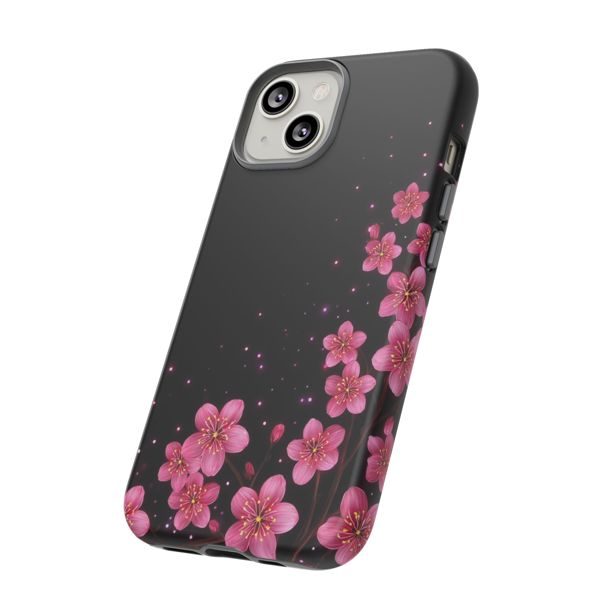 Cherry Blossom Tough iPhone Case (Pink Floral)