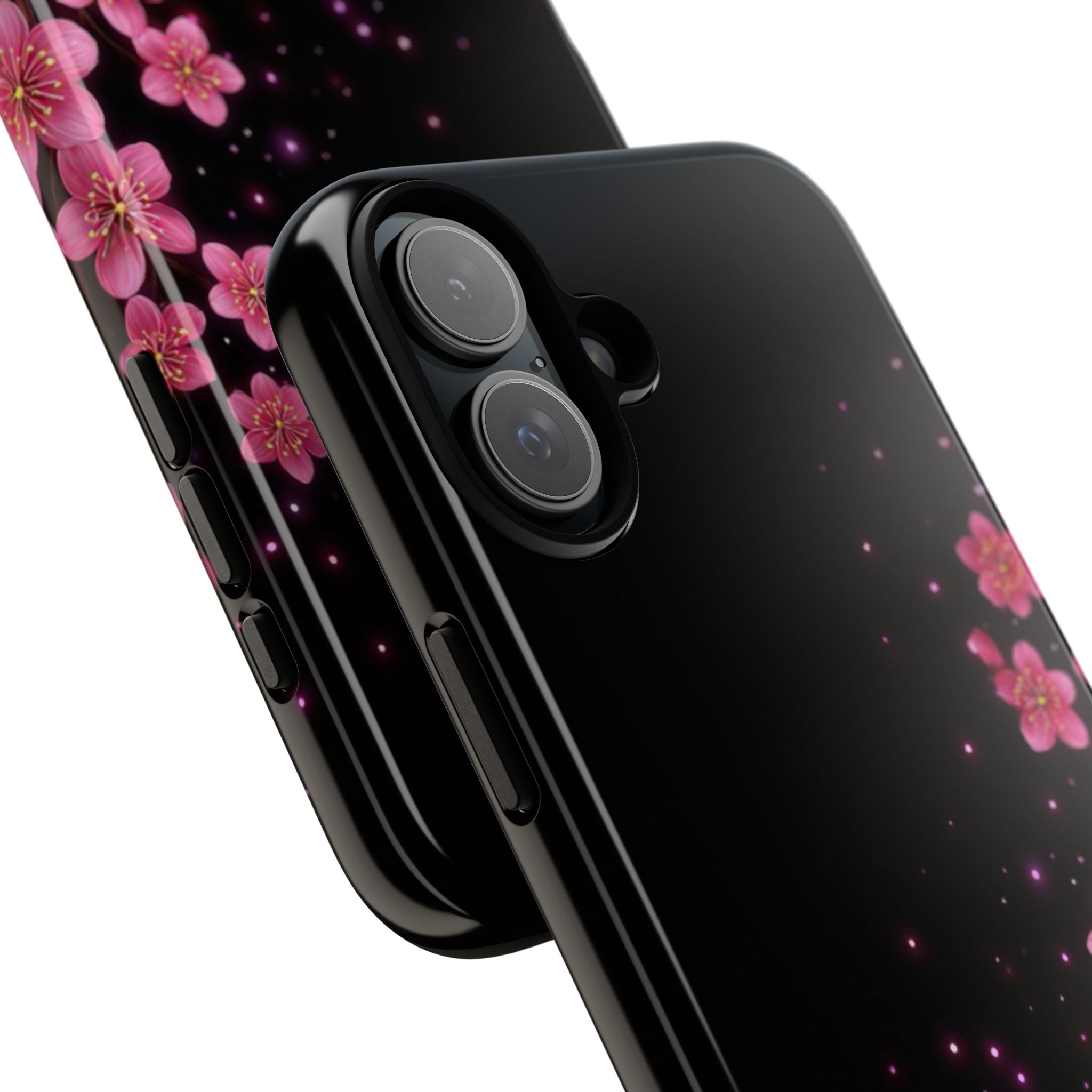 Cherry Blossom Tough iPhone Case (Pink Floral)