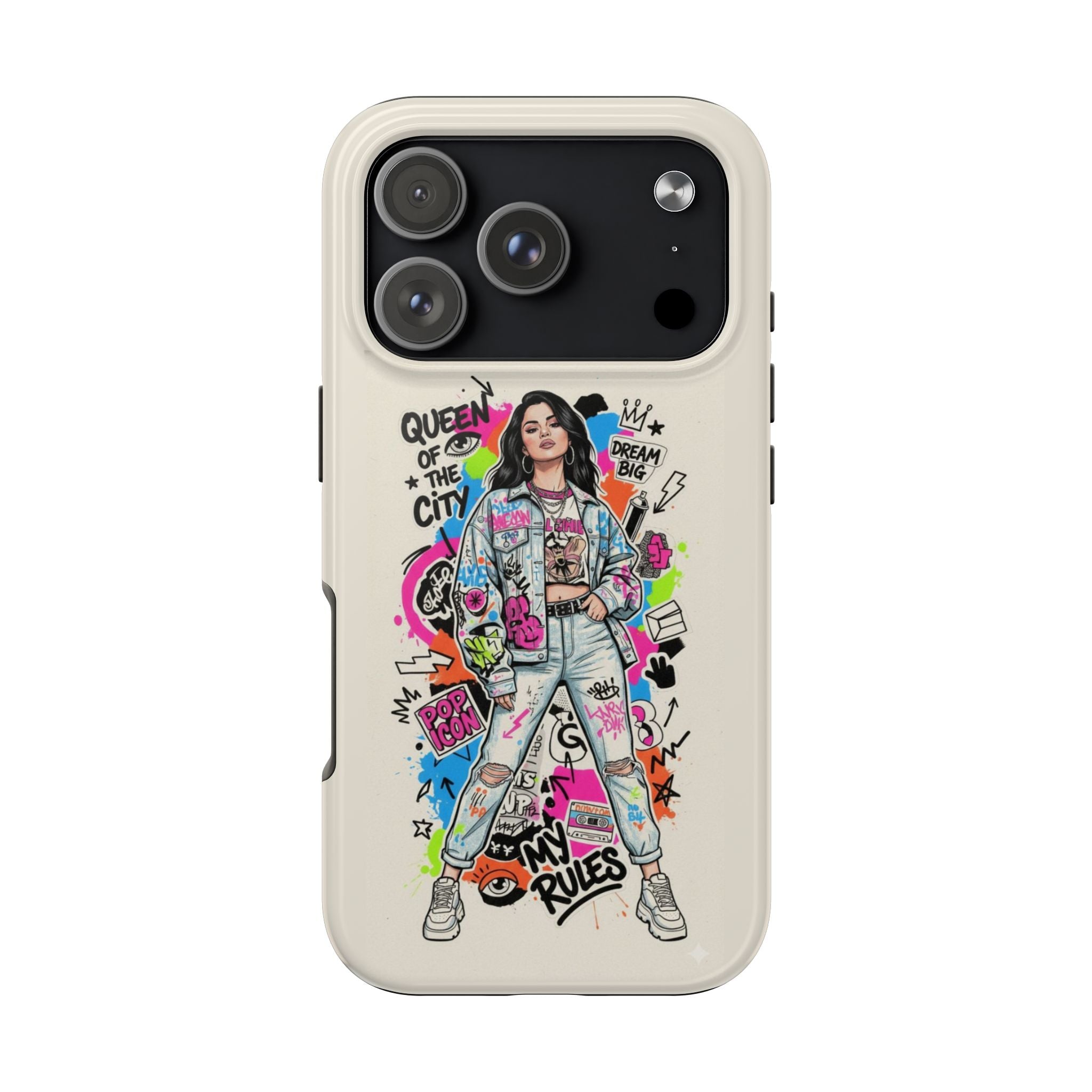 'Queen of the City' Graffiti Girl iPhone Case