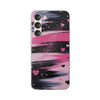 Pink Brushstroke Heart Samsung Case