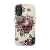 Floral Skull Tough iPhone Case (Gothic Rose)