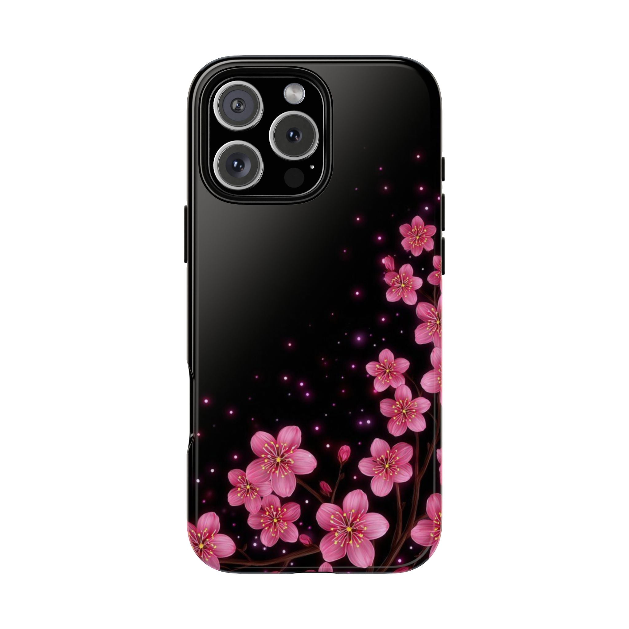 Cherry Blossom Tough iPhone Case (Pink Floral)