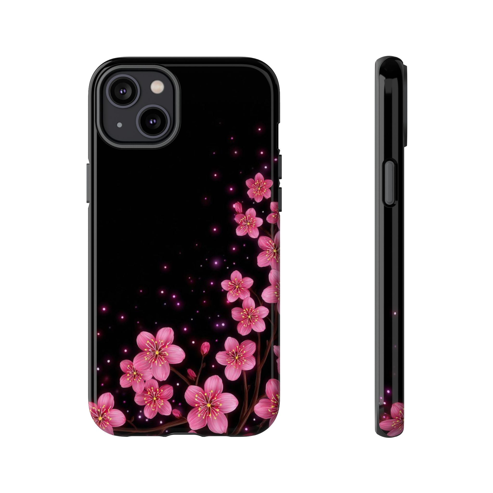 Cherry Blossom Tough iPhone Case (Pink Floral)