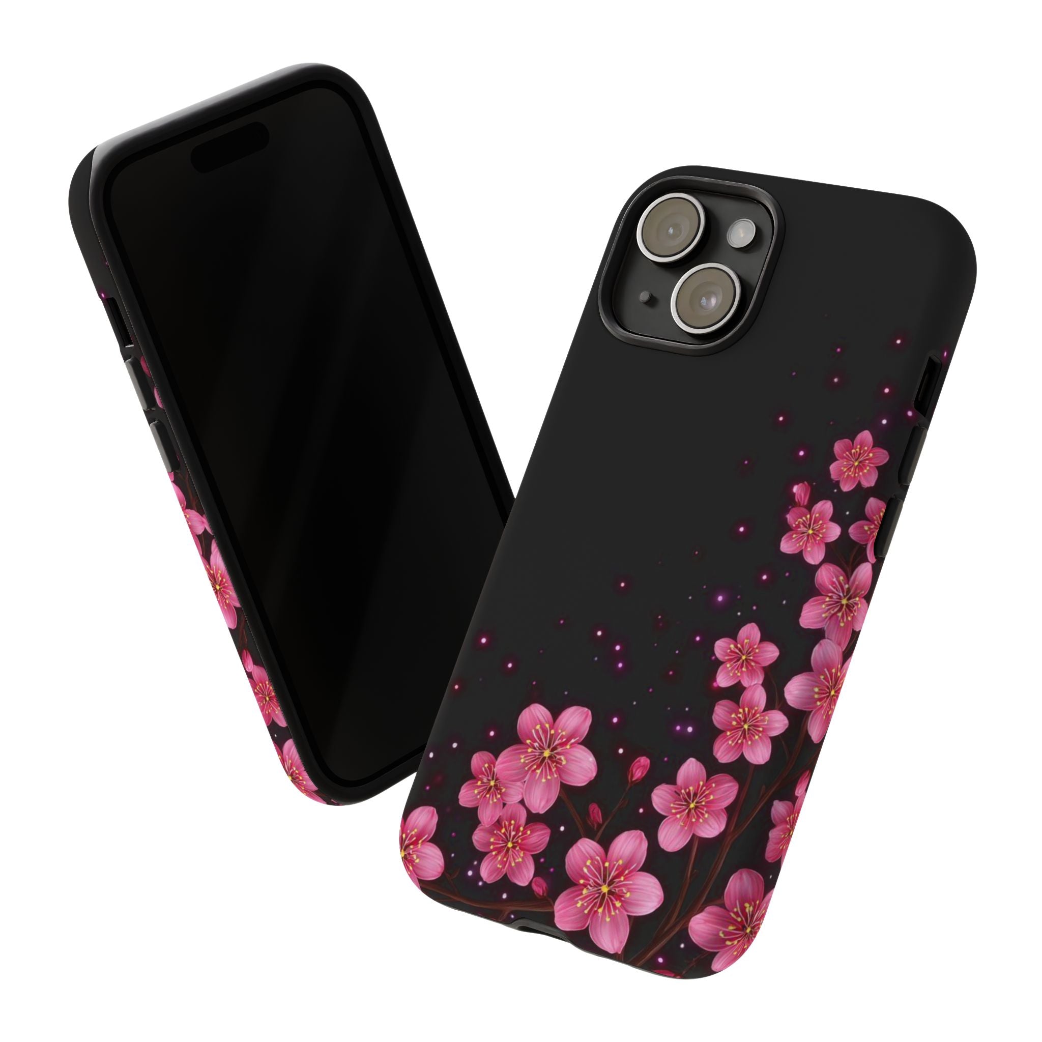 Cherry Blossom Tough iPhone Case (Pink Floral)