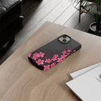 Cherry Blossom Tough iPhone Case (Pink Floral)