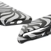 Zebra Wave Swirl iPhone Case (Black & White)