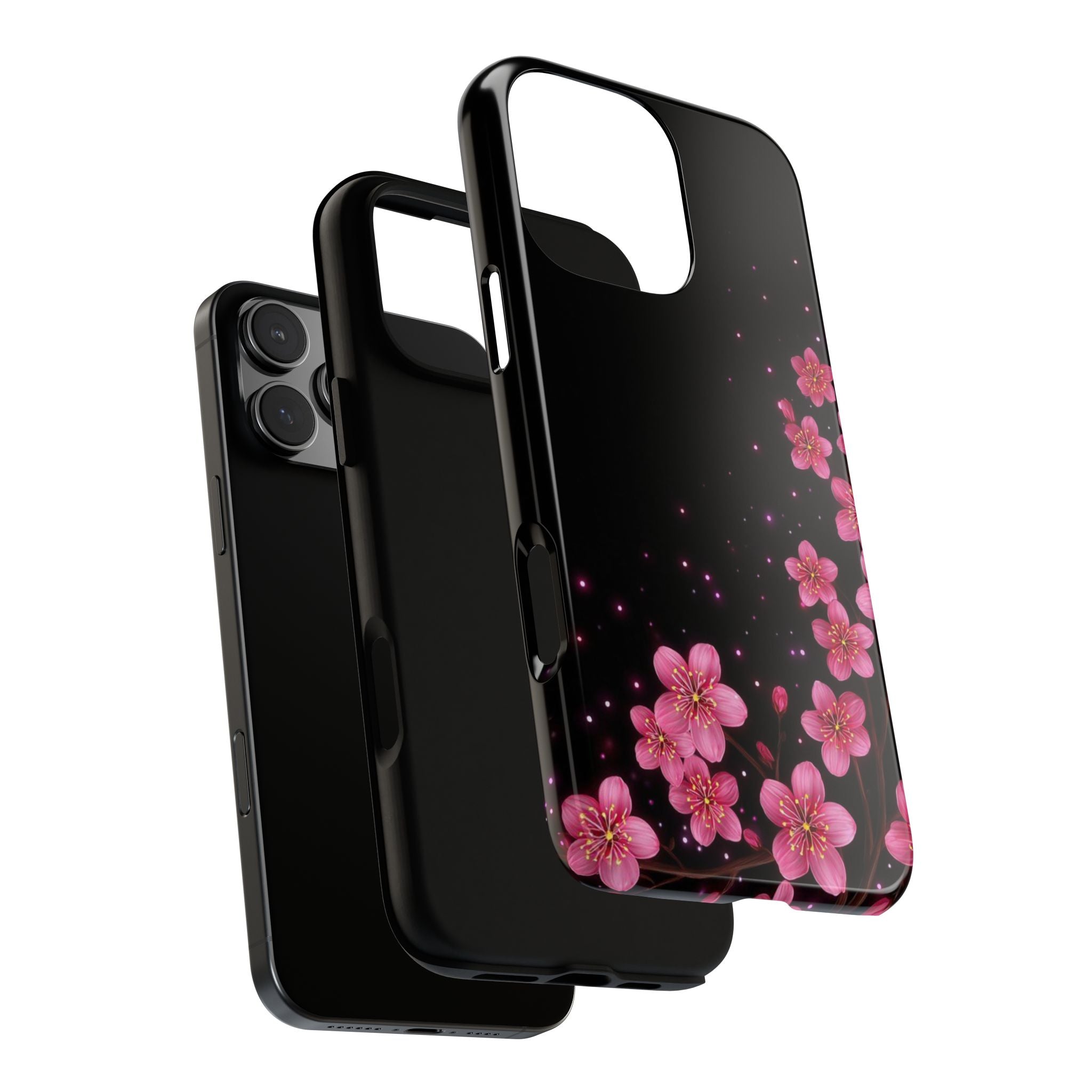 Cherry Blossom Tough iPhone Case (Pink Floral)