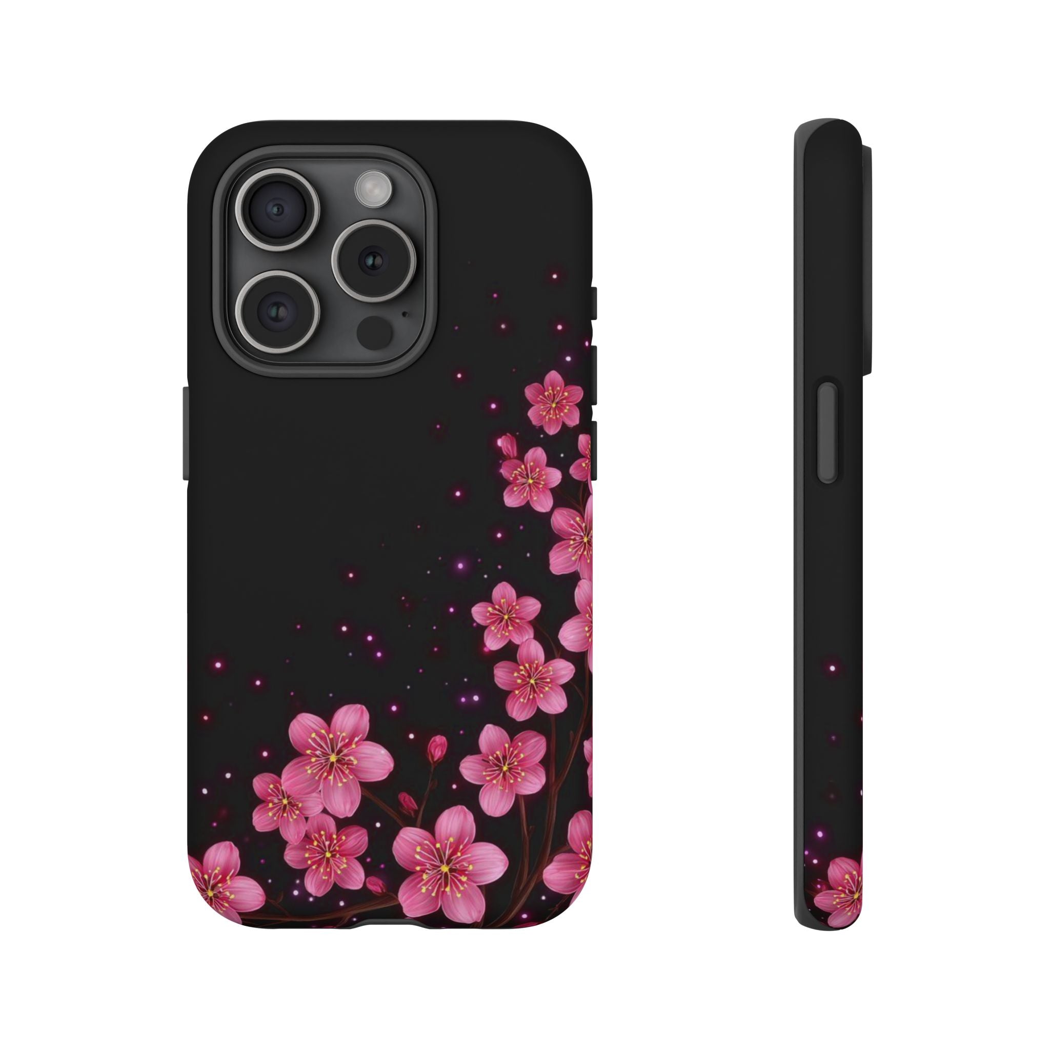Cherry Blossom Tough iPhone Case (Pink Floral)