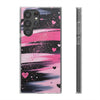 Pink Brushstroke Heart Samsung Case