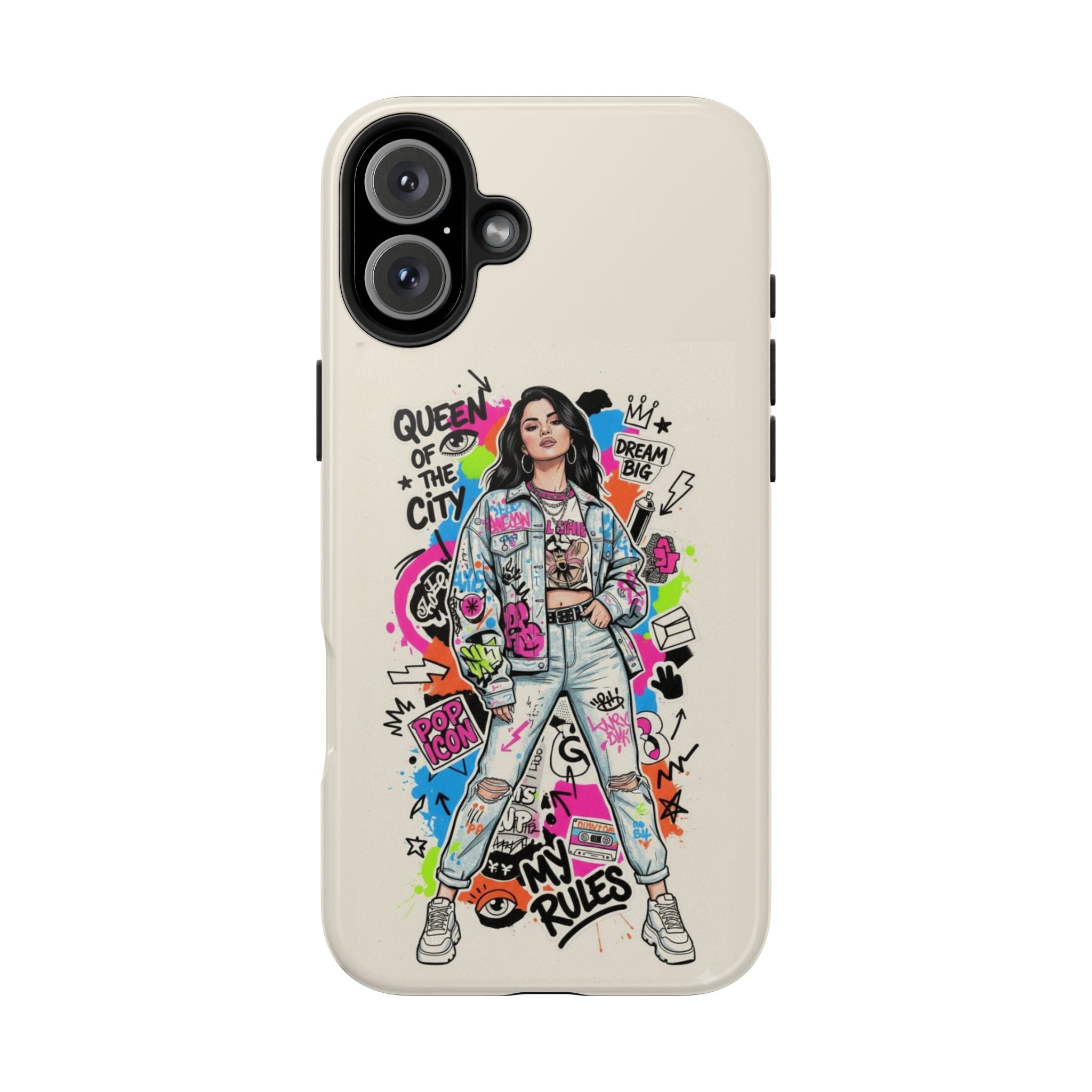 'Queen of the City' Graffiti Girl iPhone Case