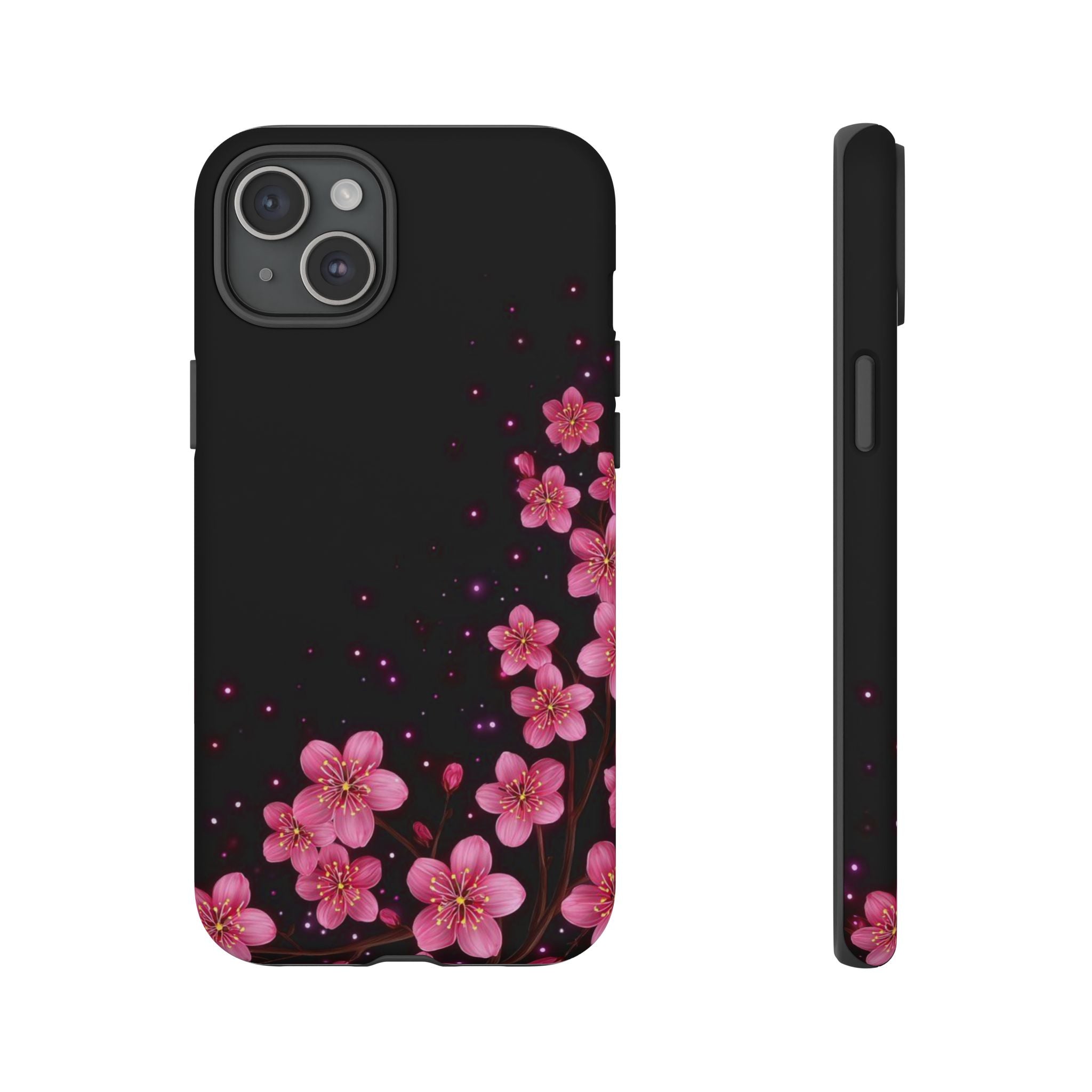 Cherry Blossom Tough iPhone Case (Pink Floral)