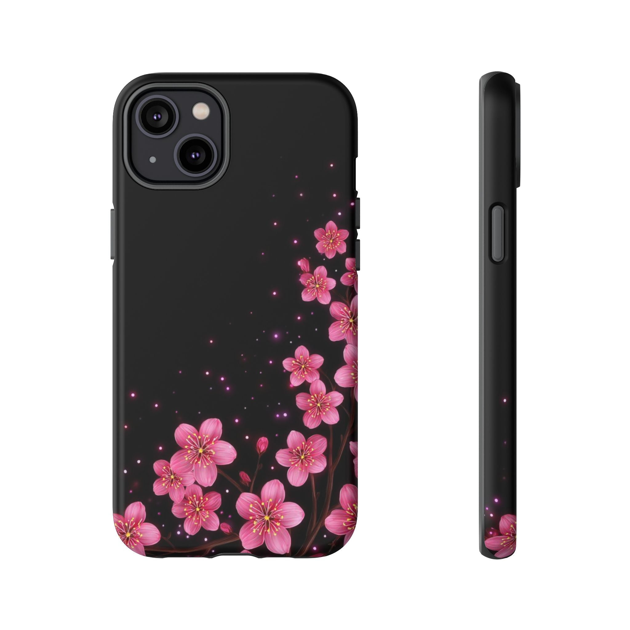Cherry Blossom Tough iPhone Case (Pink Floral)