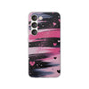 Pink Brushstroke Heart Samsung Case