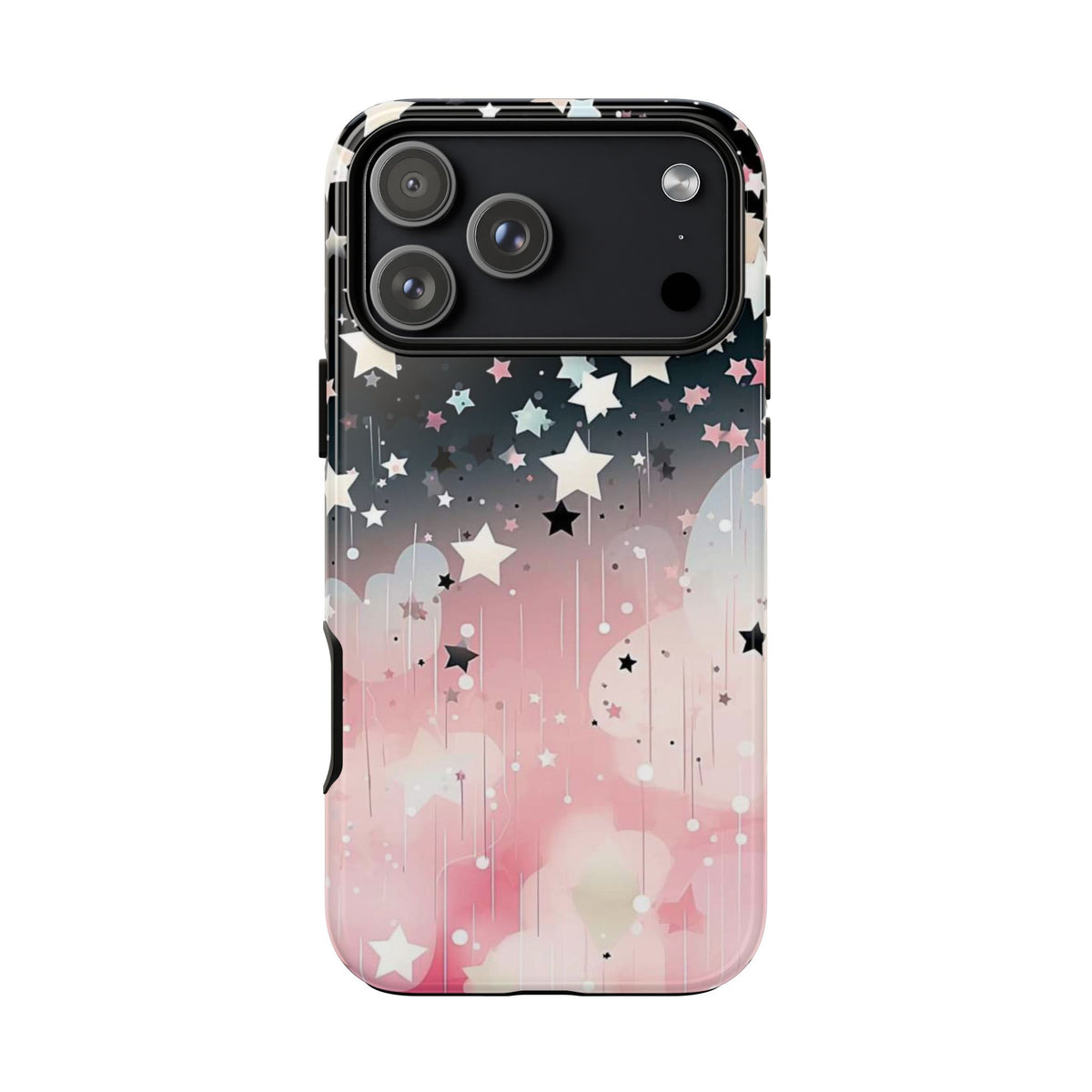 Pink Galaxy Star Tough iPhone Case (Starry Sky)
