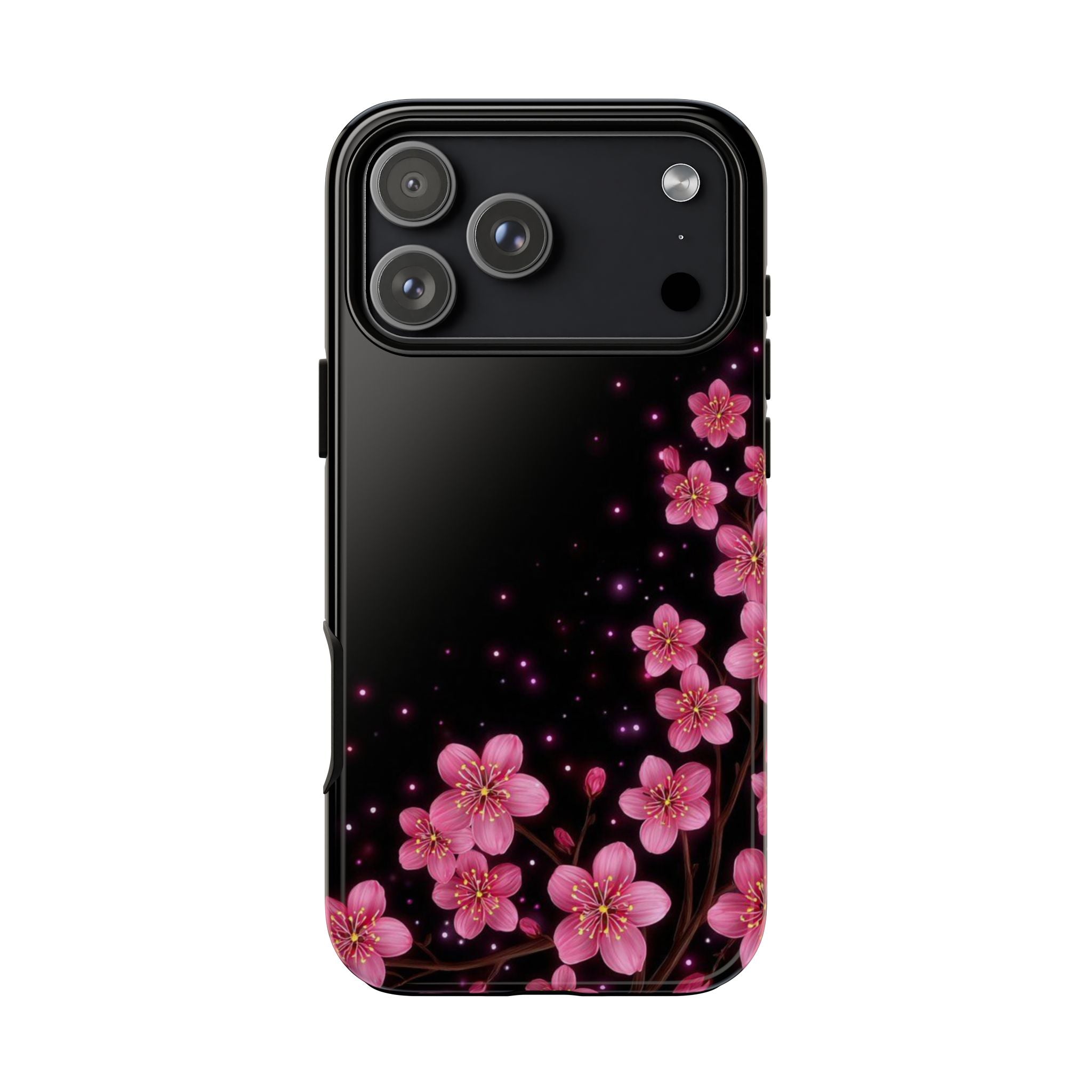 Cherry Blossom Tough iPhone Case (Pink Floral)