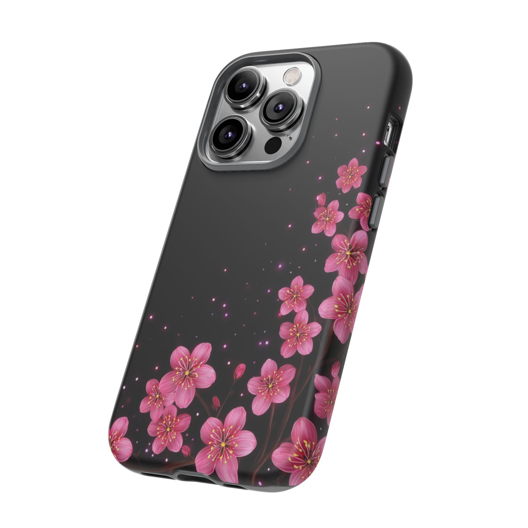 Cherry Blossom Tough iPhone Case (Pink Floral)