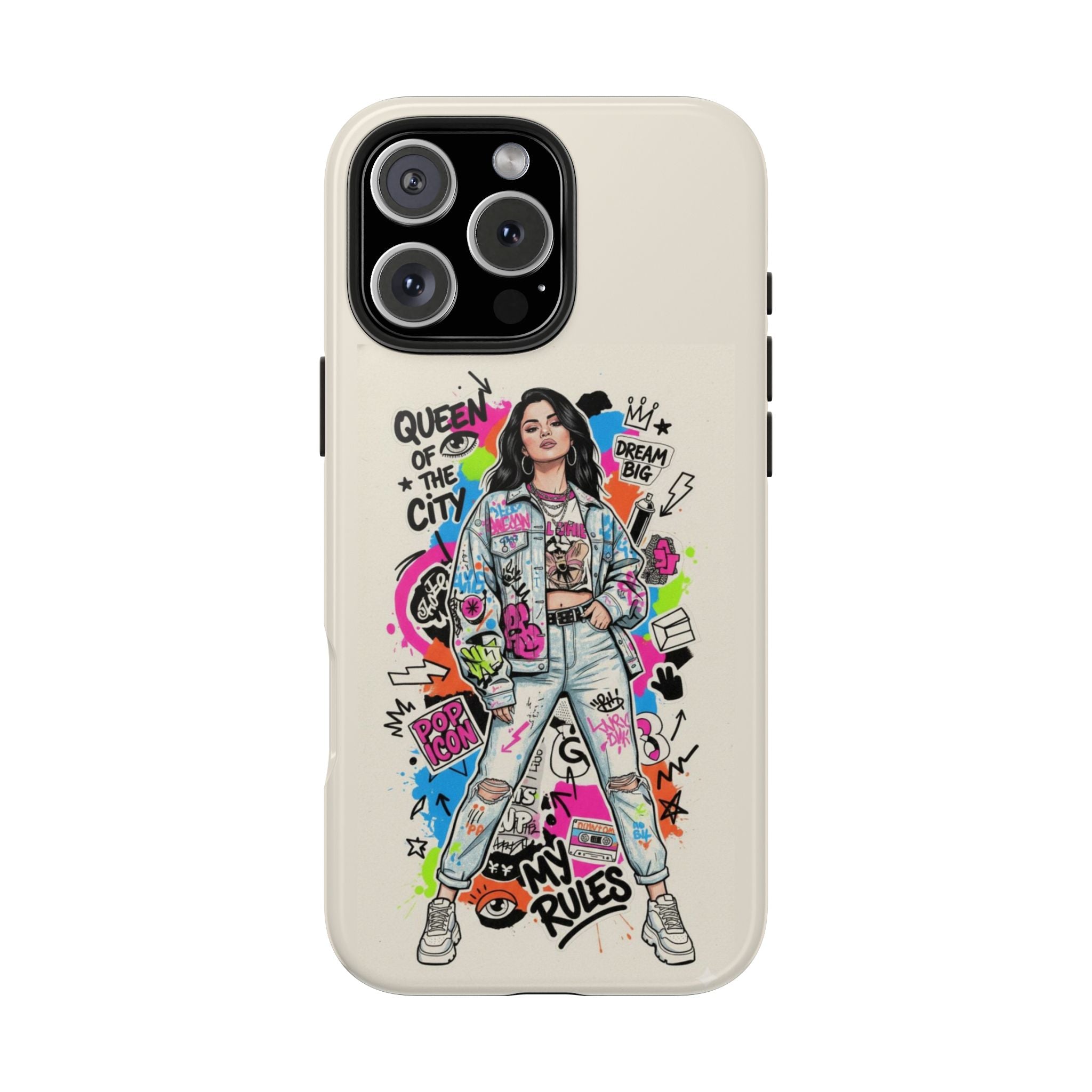 'Queen of the City' Graffiti Girl iPhone Case