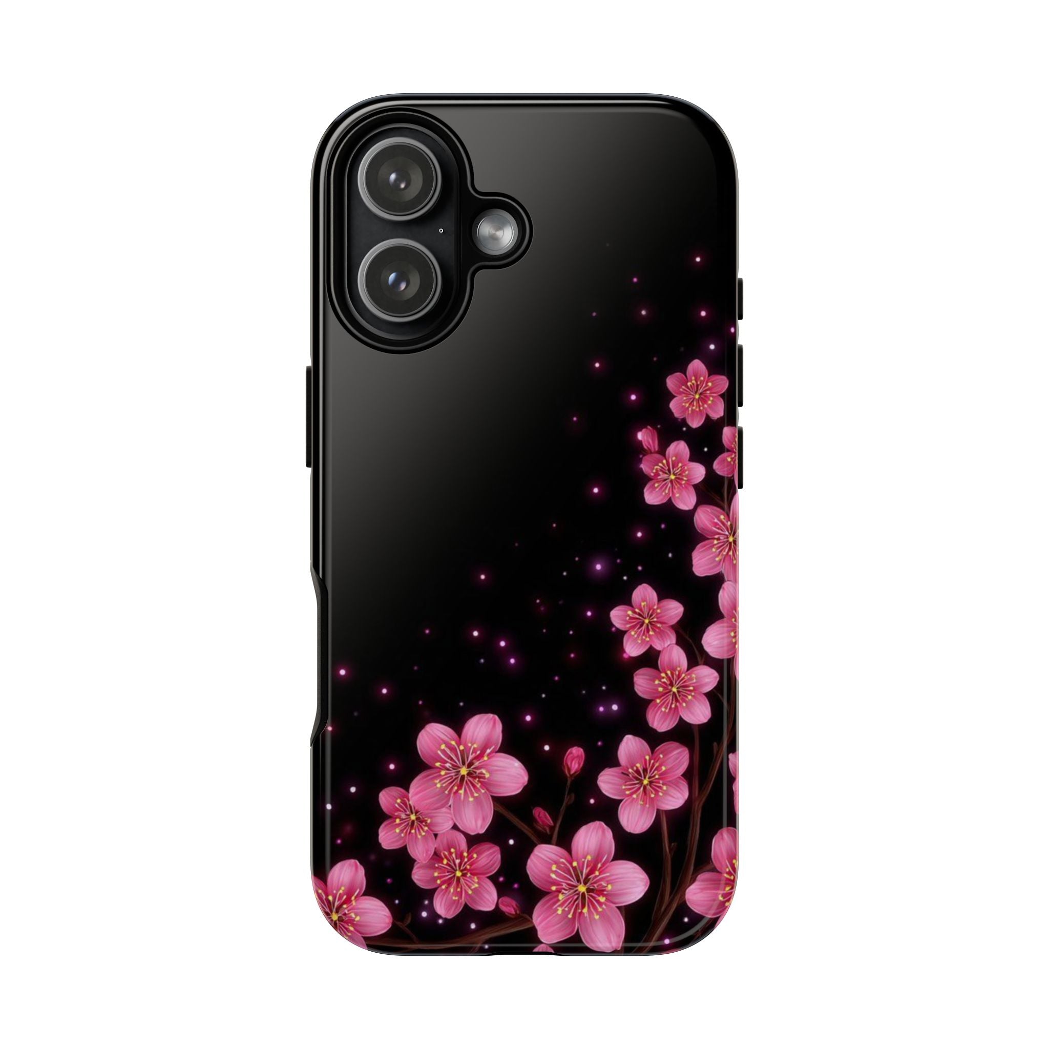 Cherry Blossom Tough iPhone Case (Pink Floral)