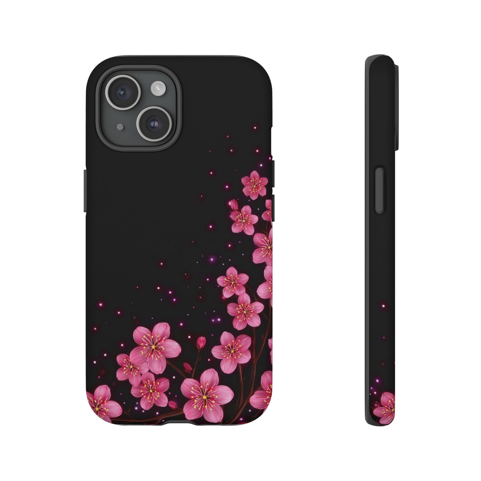 Cherry Blossom Tough iPhone Case (Pink Floral)