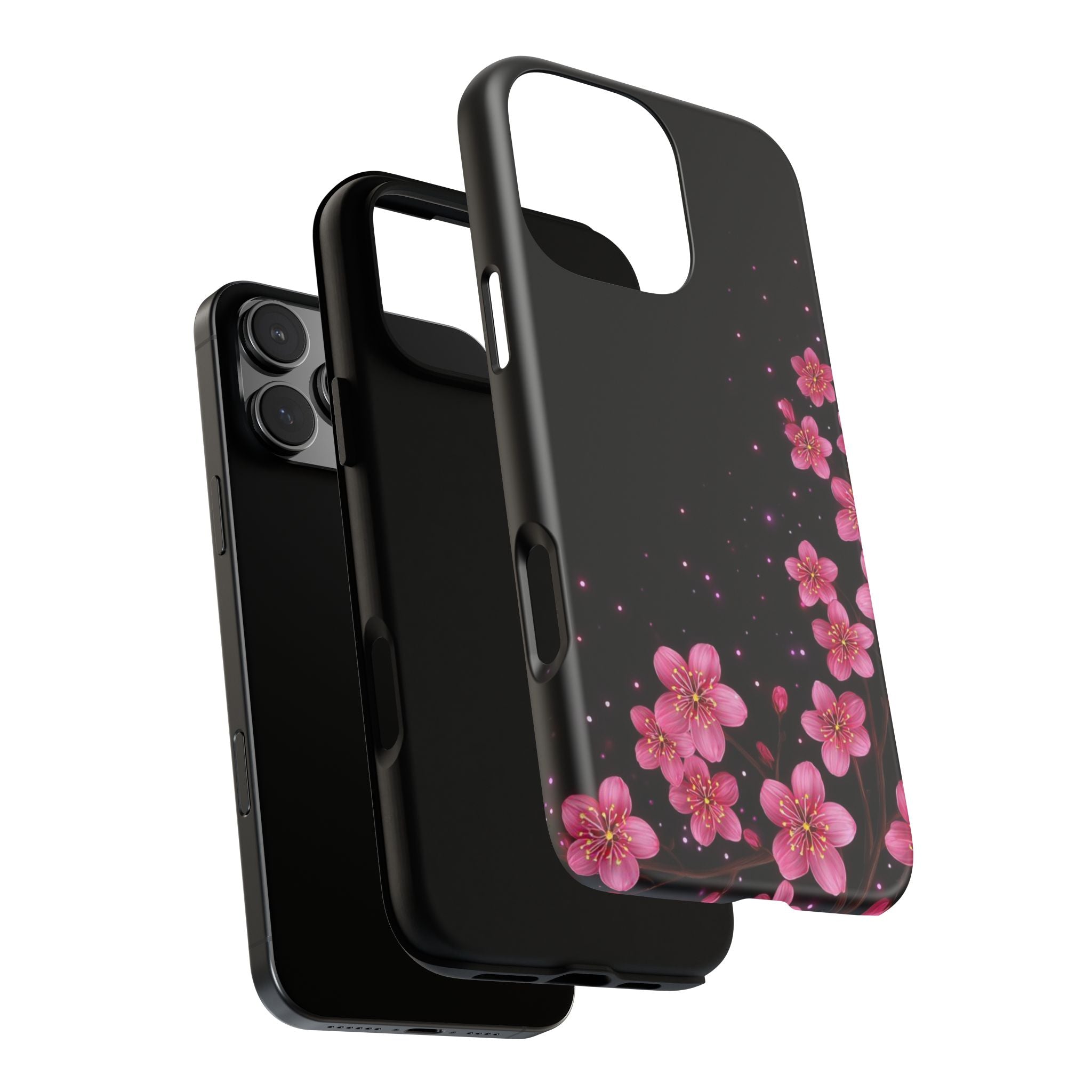 Cherry Blossom Tough iPhone Case (Pink Floral)
