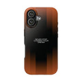 Black + Orange iPhone Case