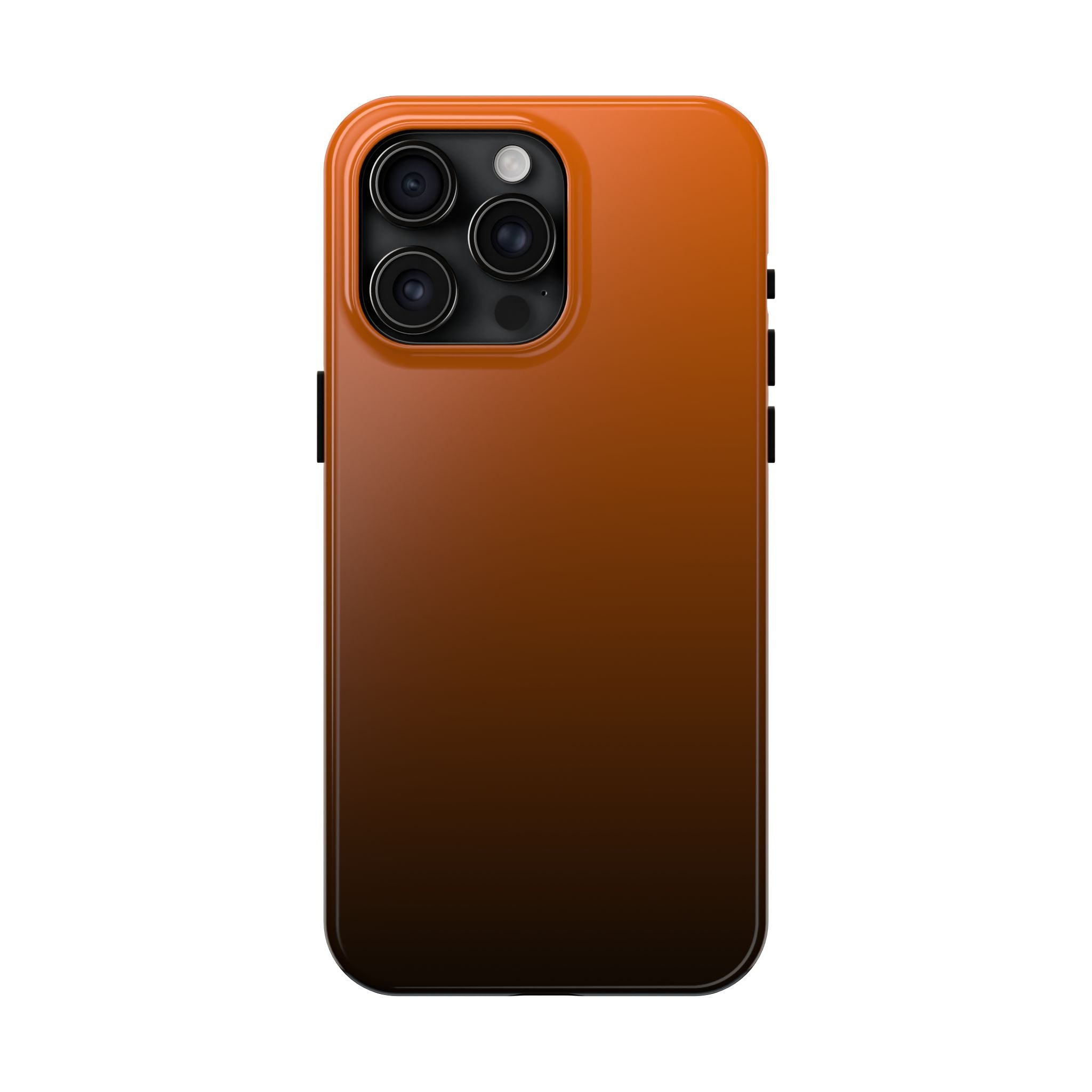 Rugged Gradient Phone Case — Burnt Orange Protective Cover