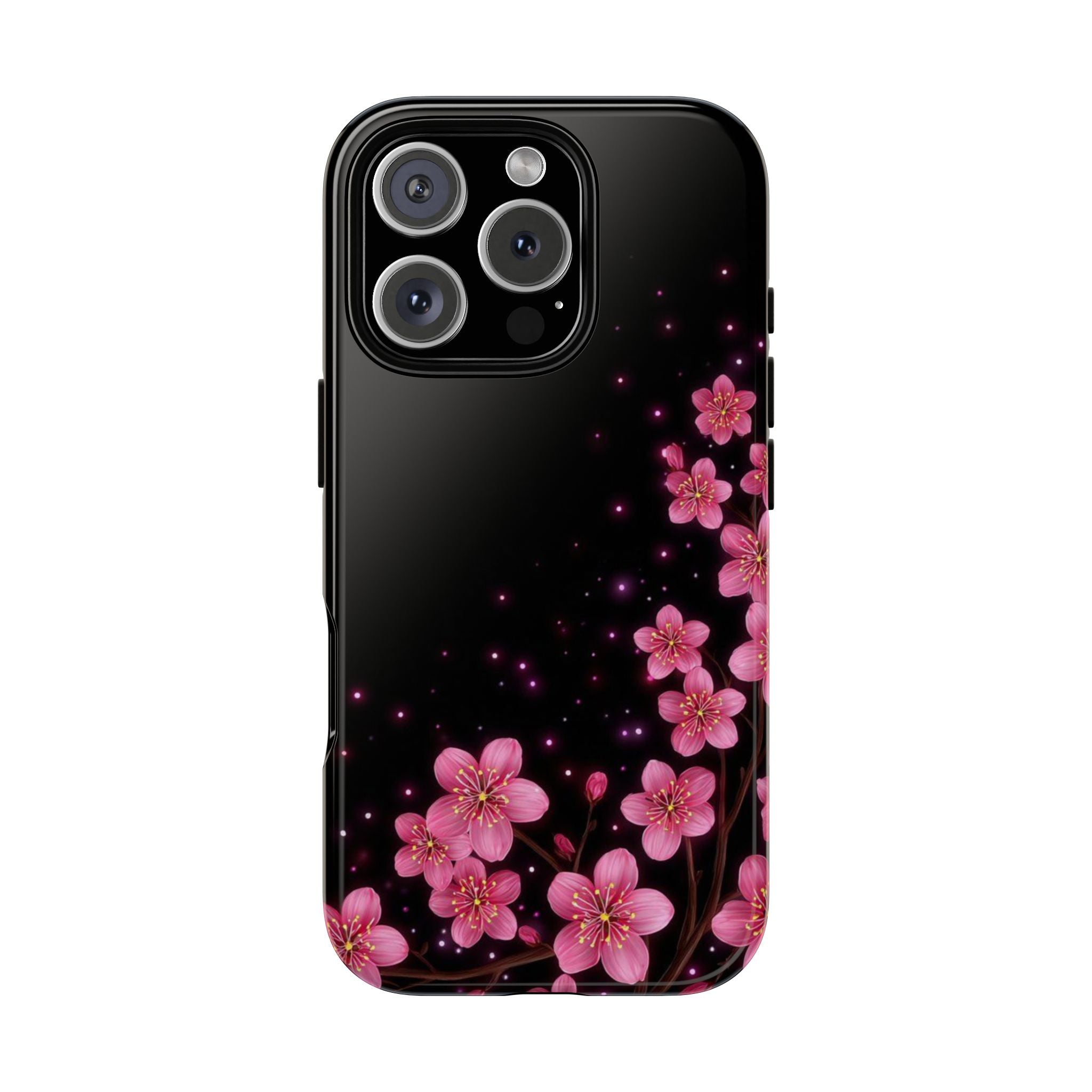 Cherry Blossom Tough iPhone Case (Pink Floral)