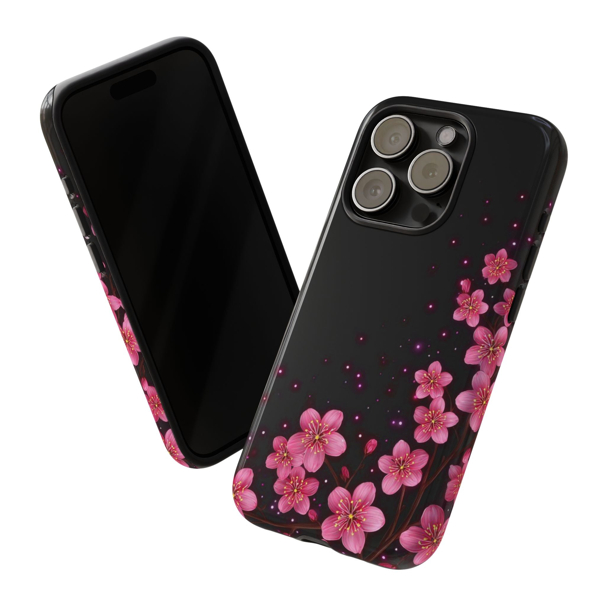 Cherry Blossom Tough iPhone Case (Pink Floral)