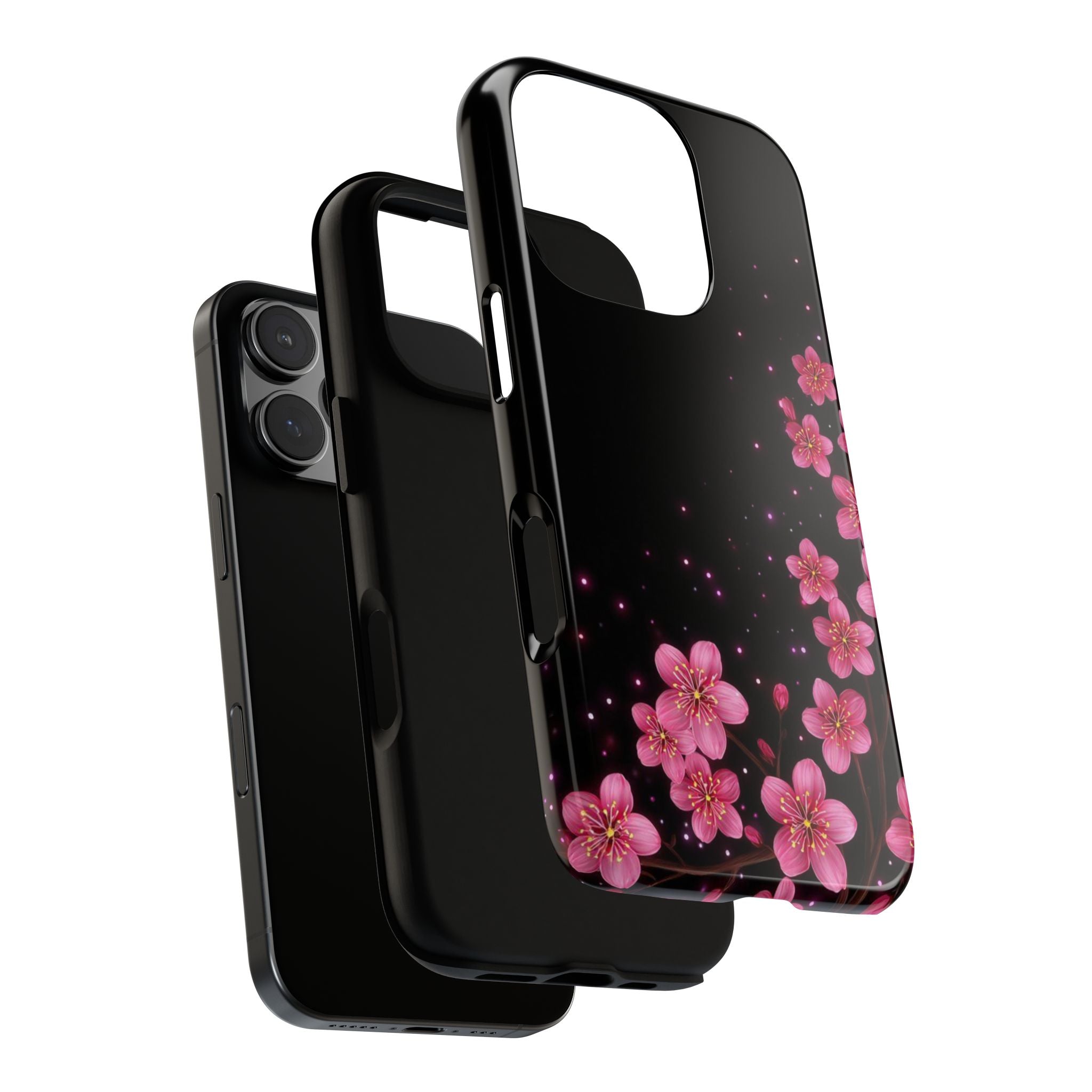 Cherry Blossom Tough iPhone Case (Pink Floral)