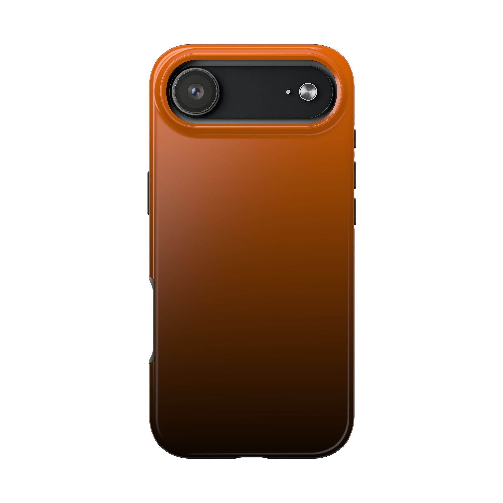 Rugged Gradient Phone Case — Burnt Orange Protective Cover
