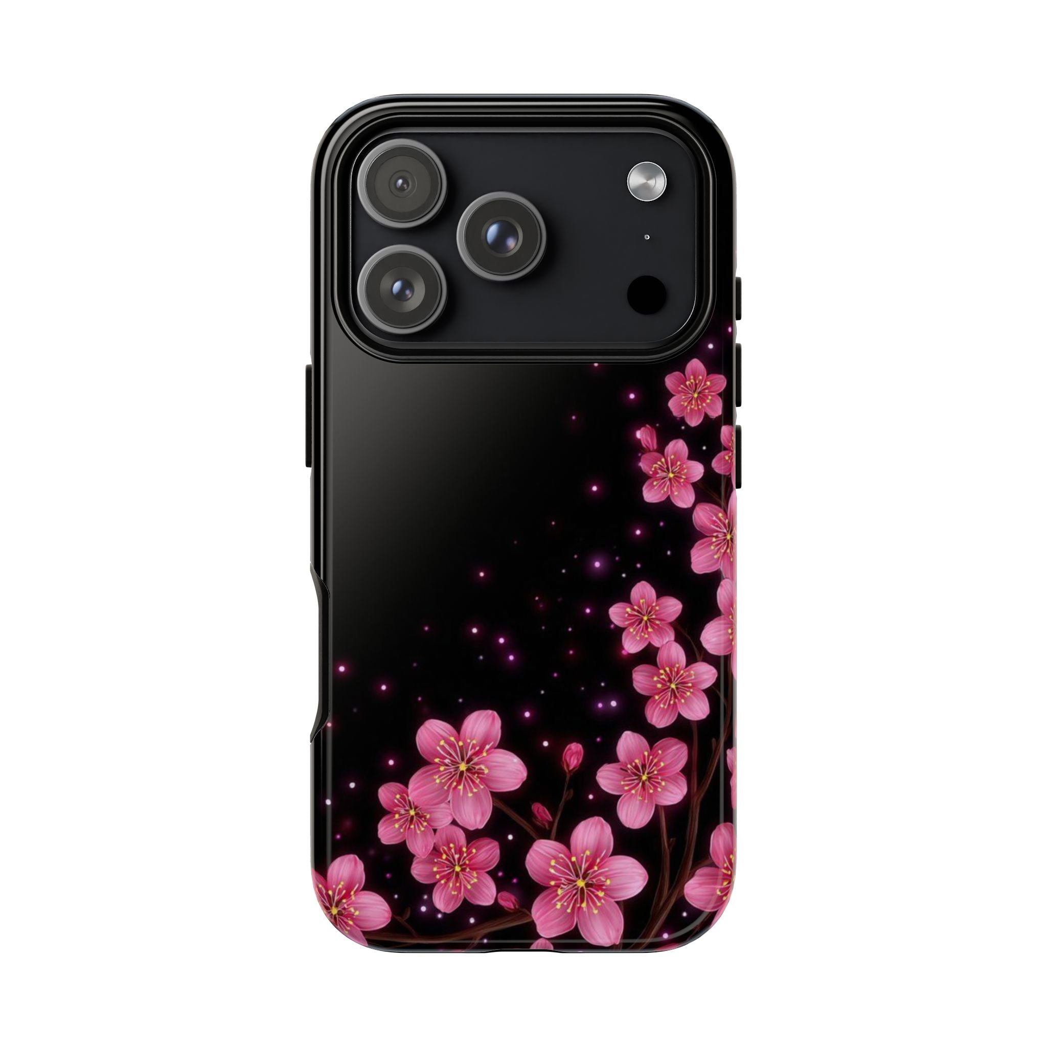 Cherry Blossom Tough iPhone Case (Pink Floral)