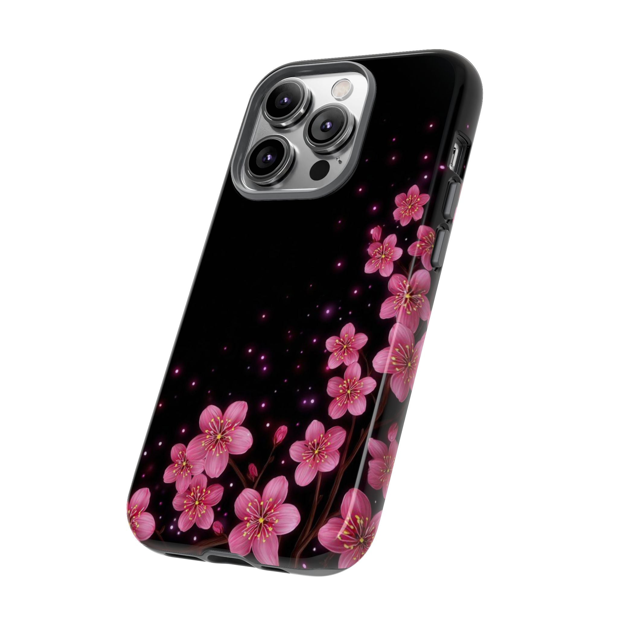 Cherry Blossom Tough iPhone Case (Pink Floral)