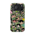 Buttercup Cartoon - Green Camo Powerpuff Collage