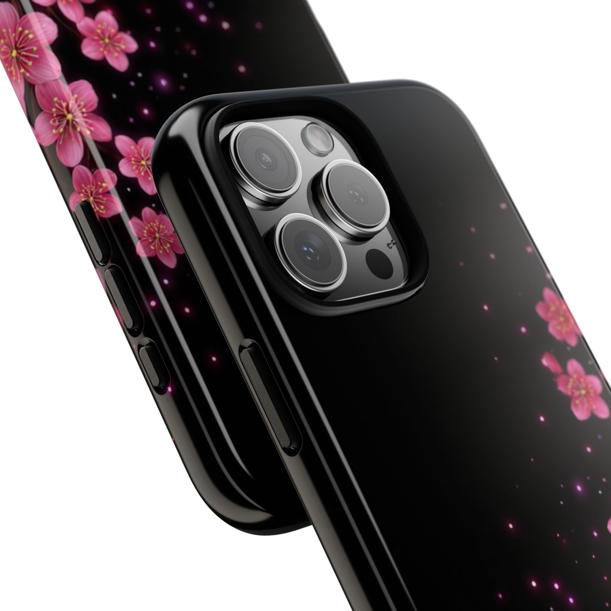 Cherry Blossom Tough iPhone Case (Pink Floral)