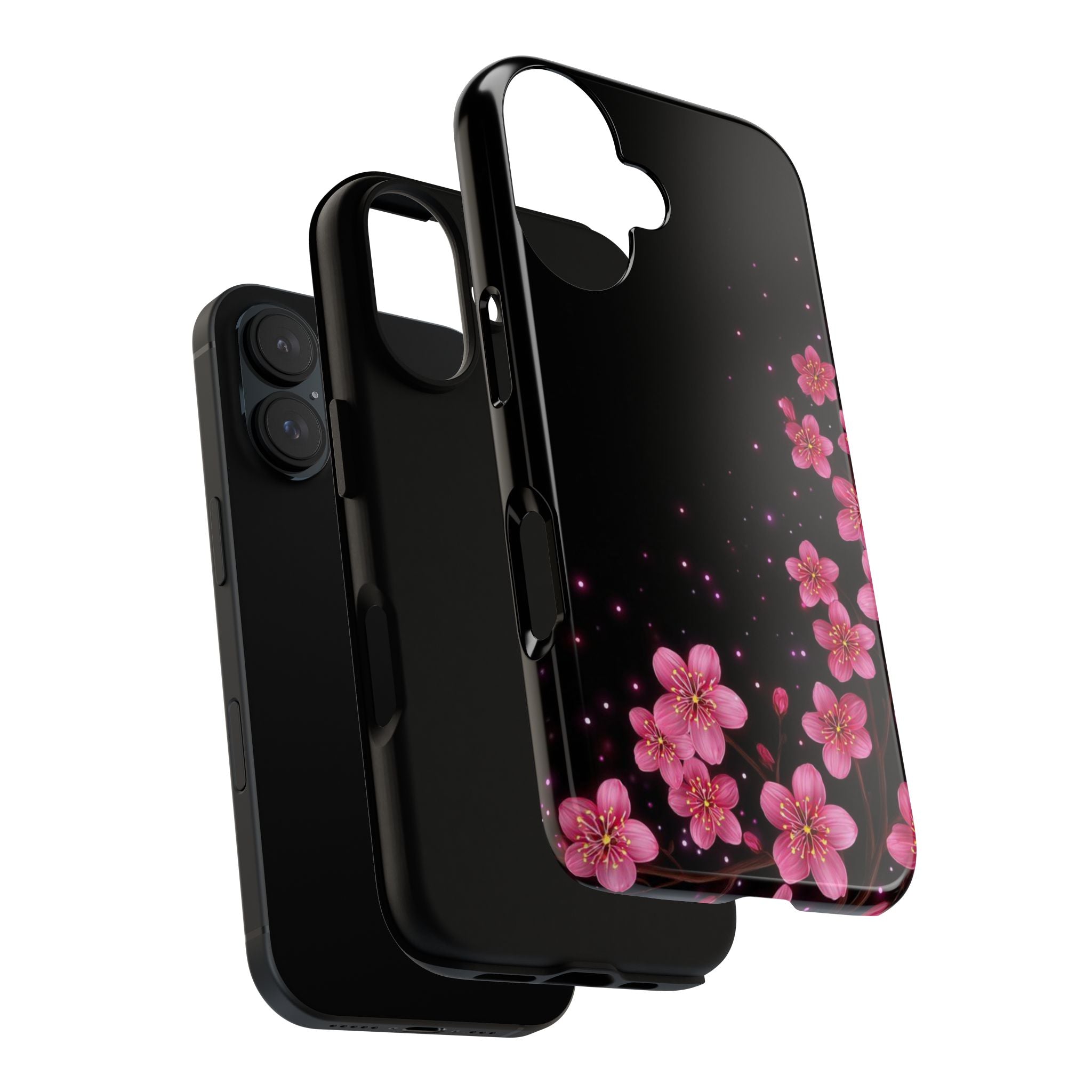 Cherry Blossom Tough iPhone Case (Pink Floral)