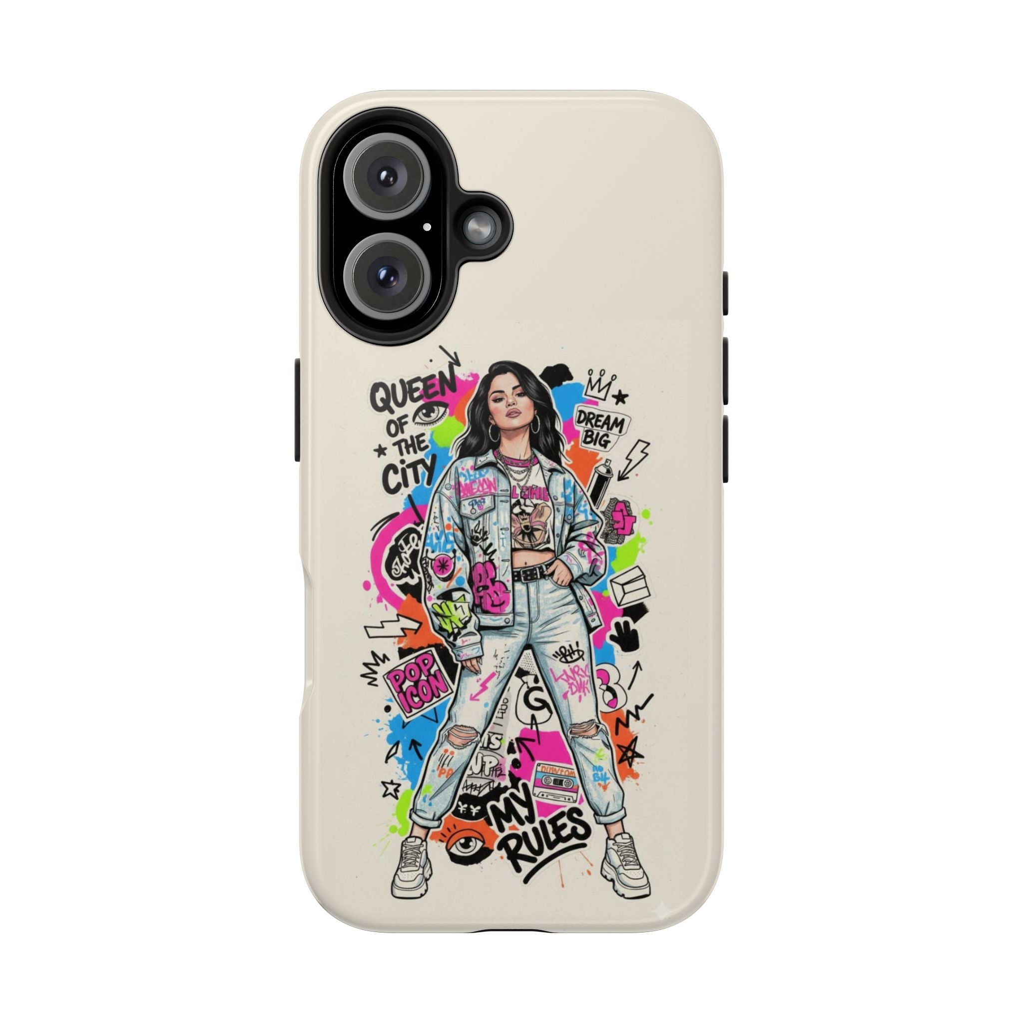 'Queen of the City' Graffiti Girl iPhone Case