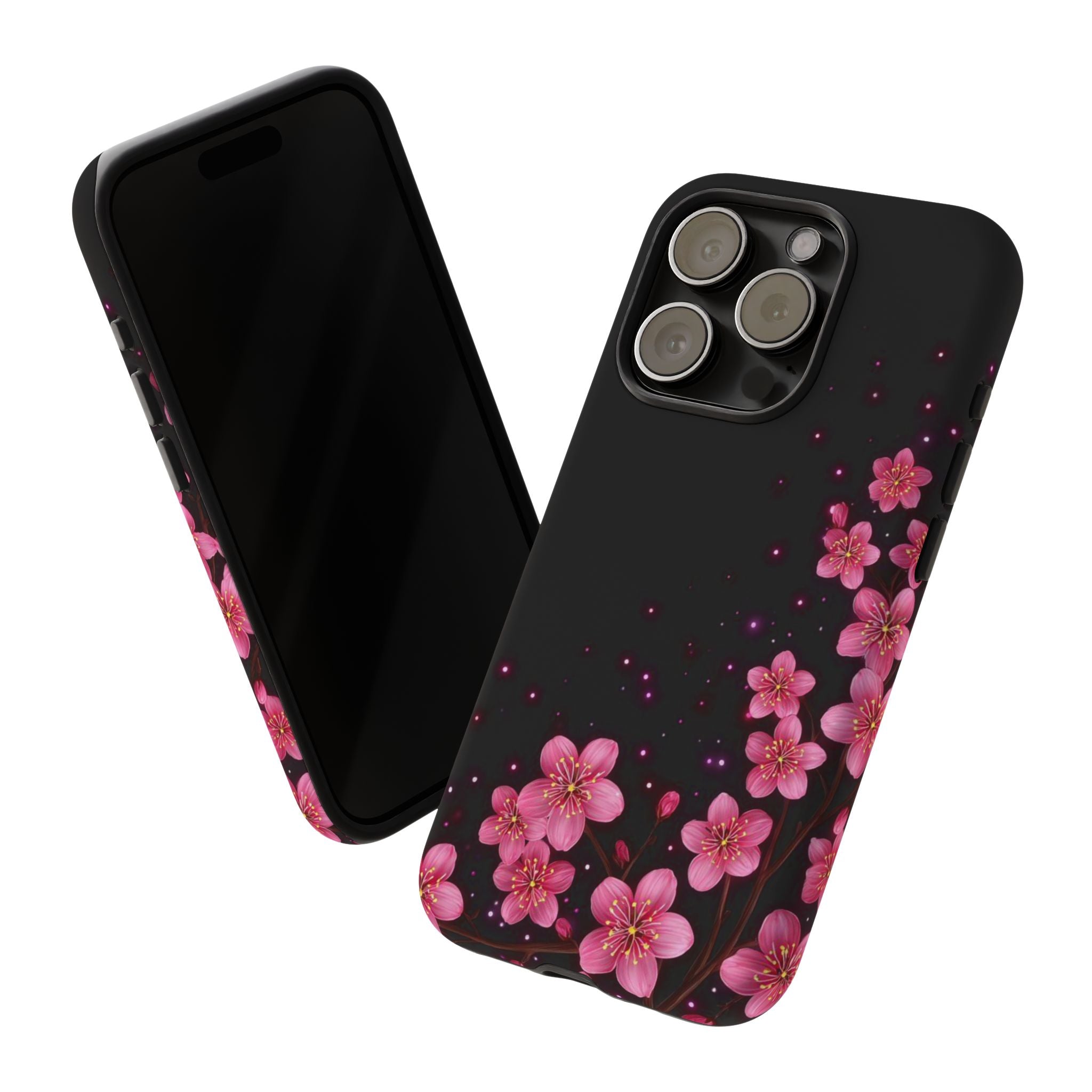Cherry Blossom Tough iPhone Case (Pink Floral)