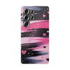 Pink Brushstroke Heart Samsung Case