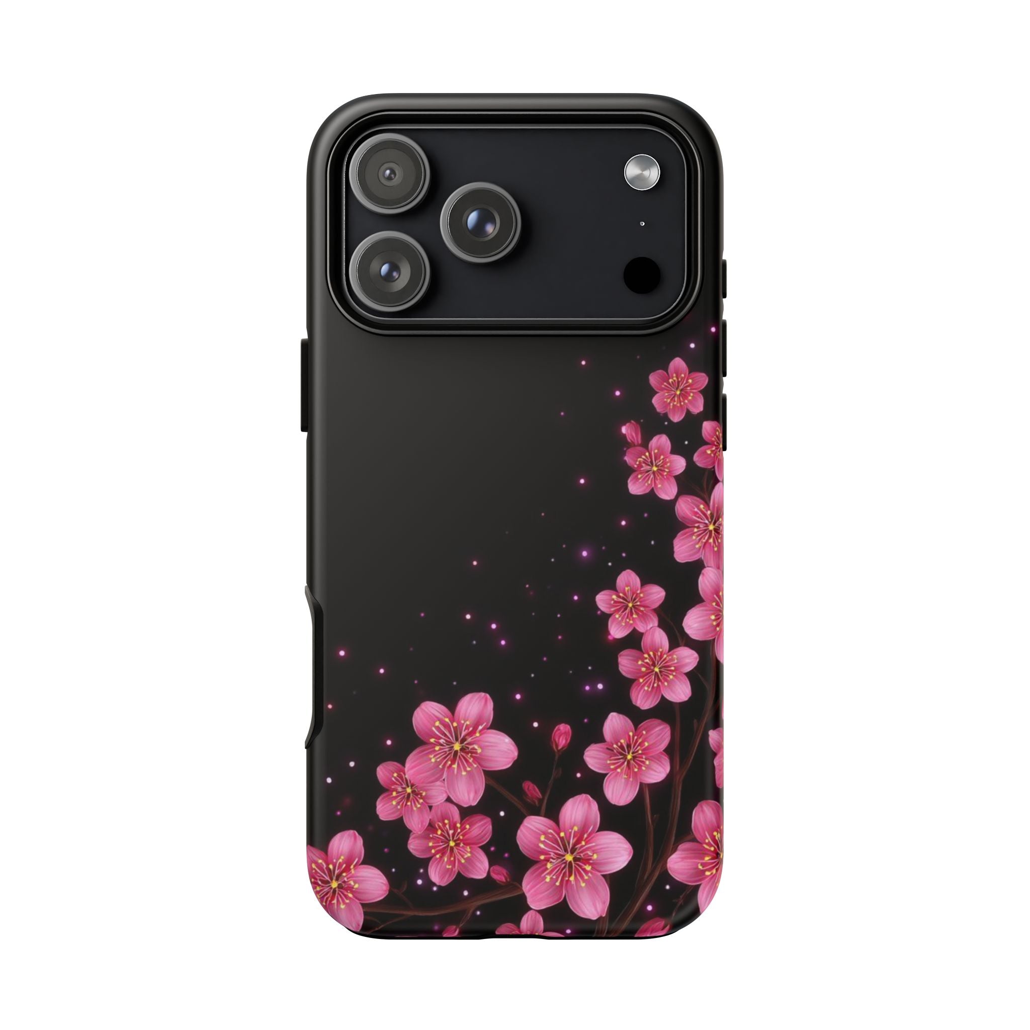 Cherry Blossom Tough iPhone Case (Pink Floral)