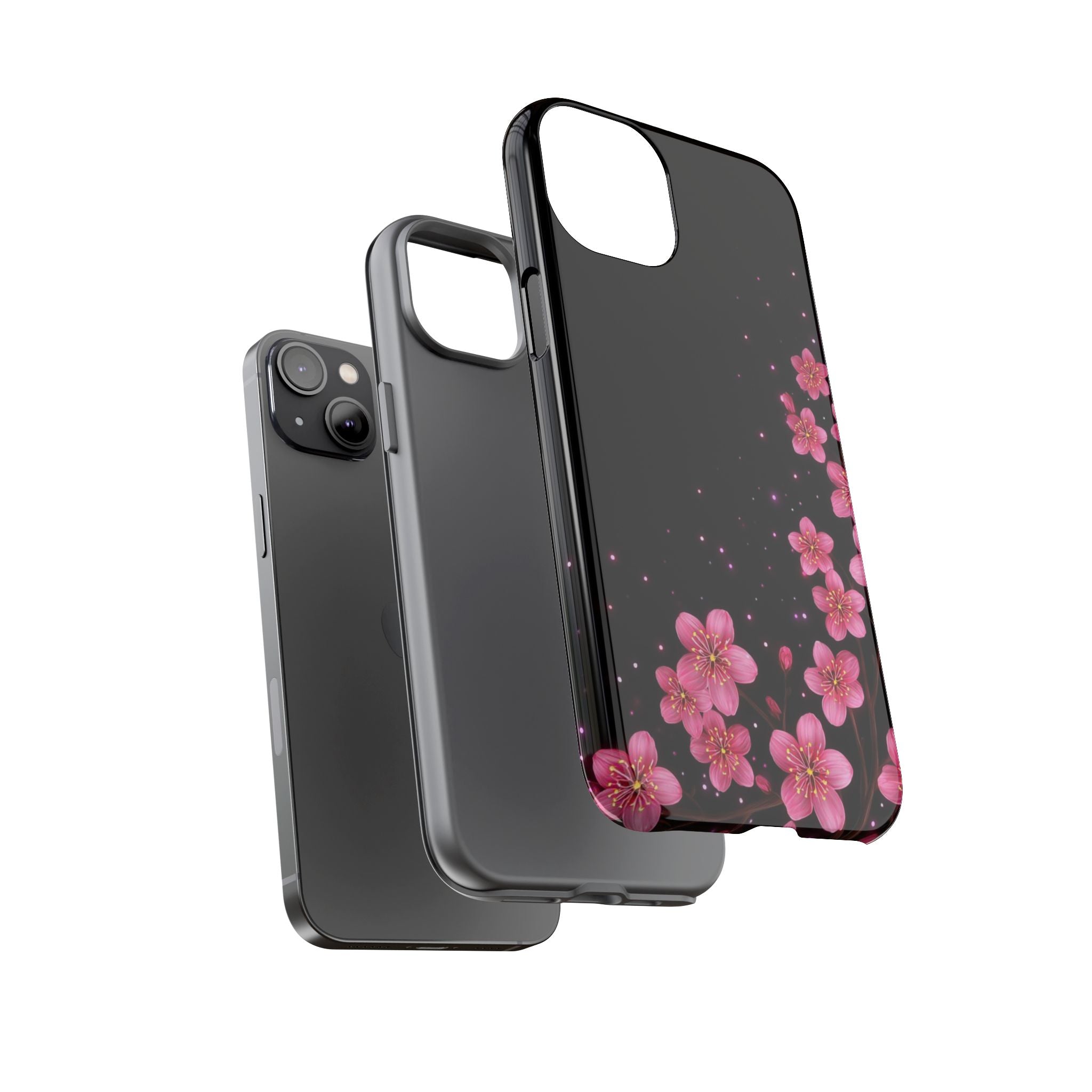 Cherry Blossom Tough iPhone Case (Pink Floral)