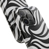 Zebra Wave Swirl iPhone Case (Black & White)
